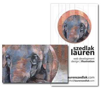 Image of Lauren Szedlak Business Card Design