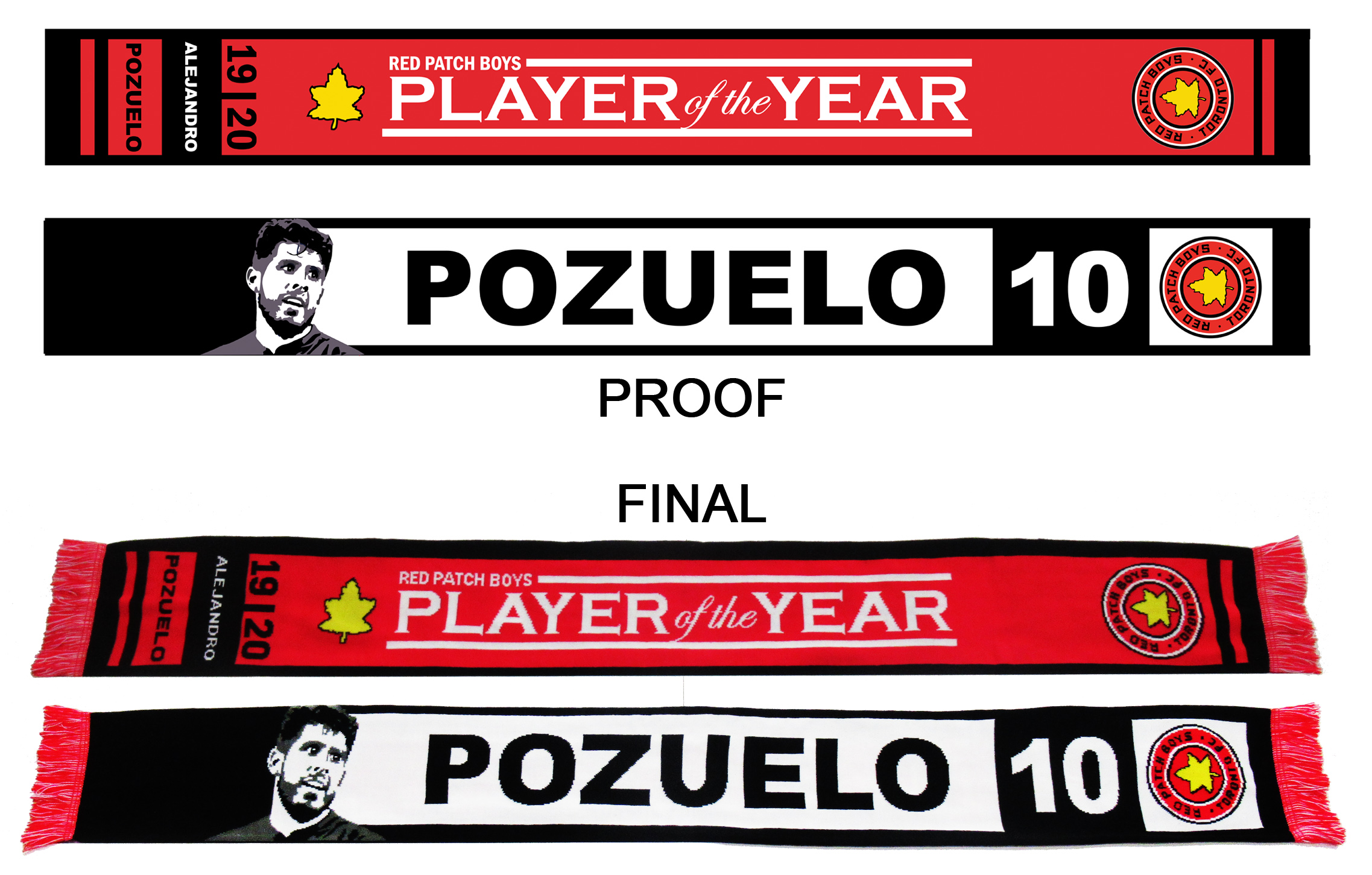 Image of Scarf Design - 2020&21 Player of the Year