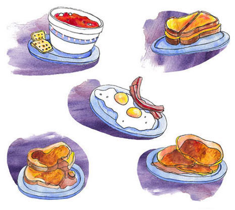 Image of Spot Illustration: Comfort Food