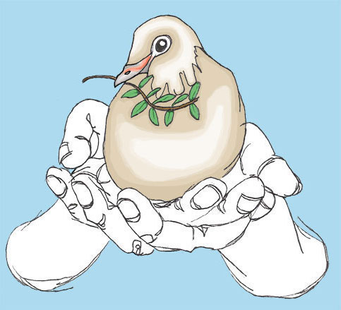 Image of Book Illustration: Peace Dove